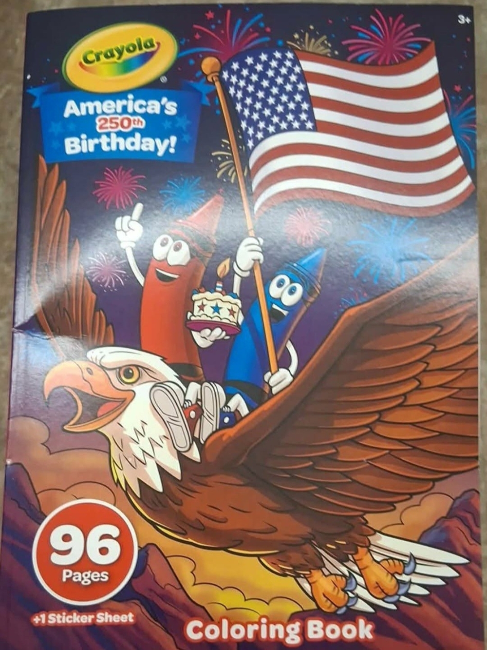 New Crayola Americas Birthday Coloring And Activity Book